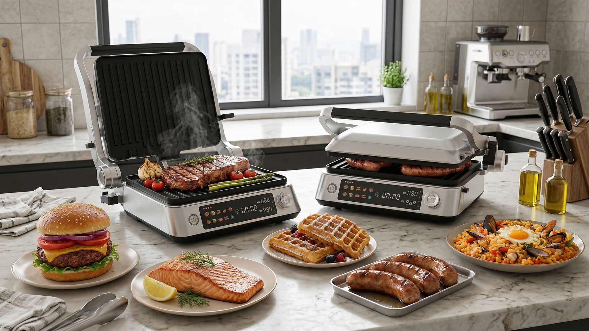 Smart Grill Desktop Background